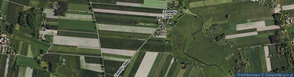 Zdjęcie satelitarne Zawady Stare ul.